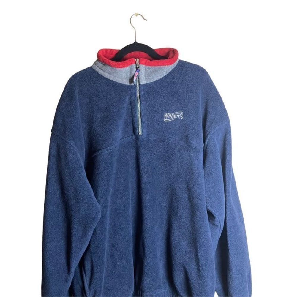 Vintage DUNBROOKE Sport Fleece 1/4 Zip LongSleeve Jacket Williams Company XXL